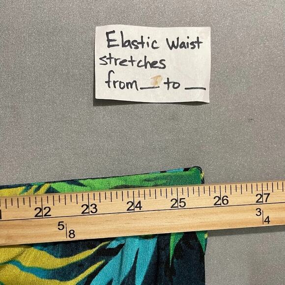 Studio Works Plus Size 1X Skirt Top Outfit Tropical Travel Stretch Knit Resort - Picture 15 of 16